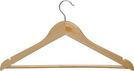 Maul kledinghanger, uit hout, pak van 8 stuks Maul kledinghanger, uit hout, pak van 8 stuks