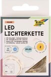 Folia lichtslinger LED, 20 LED's, 2,20 m, op batterijen, pak van 2 stuks Folia lichtslinger LED, 20 LED's, 2,20 m, op batterijen, pak van 2 stuks