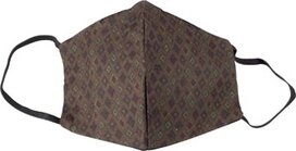 Wasbaar mondmasker, green kites motief, maat: heren, pak van 5 stuks Wasbaar mondmasker, green kites motief, maat: heren, pak van 5 stuks