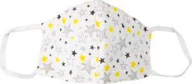 Wasbaar mondmasker, stars motief, maat: kinderen, pak van 5 stuks Wasbaar mondmasker, stars motief, maat: kinderen, pak van 5 stuks