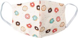 Wasbaar mondmasker, donut party motief, maat: kinderen, pak van 5 stuks Wasbaar mondmasker, donut party motief, maat: kinderen, pak van 5 stuks