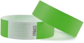 Combicraft polsbandjes Tyvek, groen, pak van 100 stuks Combicraft polsbandjes Tyvek, groen, pak van 100 stuks