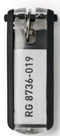 Durable sleutelhanger Key Clip, zwart, pak van 6 stuks Durable sleutelhanger Key Clip, zwart, pak van 6 stuks