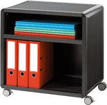 Paperflow universeel mobiel meubel, 1 compartiment, zwart Paperflow universeel mobiel meubel, 1 compartiment, zwart