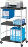 Paperflow universele mobiele trolley, zwart, large Paperflow universele mobiele trolley, zwart, large