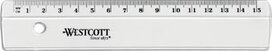 Westcott plastic lat 15 cm Westcott plastic lat 15 cm