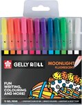 Sakura roller Gelly Roll Moonlight, etui van 12 stuks in geassorteerde kleuren Sakura roller Gelly Roll Moonlight, etui van 12 stuks in geassorteerde kleuren