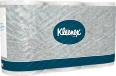 Kleenex toiletpapier, 3-laags, 350 vellen, pak van 6 rollen Kleenex toiletpapier, 3-laags, 350 vellen, pak van 6 rollen