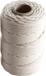 Macramétouw twine thick van 70 m, ecru Macramétouw twine thick van 70 m, ecru