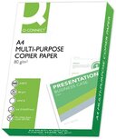 Q-CONNECT kopieerpapier, ft A4, 80 g, pak van 500 vel, wit Q-CONNECT kopieerpapier, ft A4, 80 g, pak van 500 vel, wit