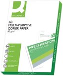 Q-CONNECT kopieerpapier, ft A3, 80 g, pak van 500 vel, wit Q-CONNECT kopieerpapier, ft A3, 80 g, pak van 500 vel, wit