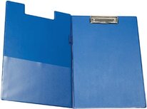 Q-CONNECT klemplaat, PVC, ft A4, dubbel, blauw Q-CONNECT klemplaat, PVC, ft A4, dubbel, blauw