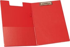 Q-CONNECT klemplaat, PVC, ft A4, dubbel, rood Q-CONNECT klemplaat, PVC, ft A4, dubbel, rood