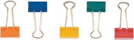 Q-CONNECT foldbackclip, geassorteerde kleuren, 24 mm, doosje van 10 stuks Q-CONNECT foldbackclip, geassorteerde kleuren, 24 mm, doosje van 10 stuks