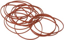 Q-CONNECT elastieken, breedte 1,5 mm, lengte 50 mm, 100g, rood Q-CONNECT elastieken, breedte 1,5 mm, lengte 50 mm, 100g, rood