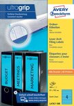 Avery Zweckform L4767-100 ordnerrugetiketten ft 19,2 x 6,1 cm (b x h), 400 etiketten, blauw Avery Zweckform L4767-100 ordnerrugetiketten ft 19,2 x 6,1 cm (b x h), 400 etiketten, blauw