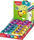 Maped Croc Croc Twist slijper, 2-gaats, assorti, display van 12 stuks Maped Croc Croc Twist slijper, 2-gaats, assorti, display van 12 stuks