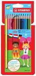 STABILO Color kleurpotlood, kartonnen etui van 12 stuks STABILO Color kleurpotlood, kartonnen etui van 12 stuks
