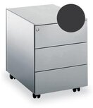 Mobo ladenblok Universal, 3 laden, op wieltjes, antraciet Mobo ladenblok Universal, 3 laden, op wieltjes, antraciet