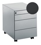 Mobo ladenblok Universal, 3 laden + 1 pennenlade, op wieltjes, antraciet Mobo ladenblok Universal, 3 laden + 1 pennenlade, op wieltjes, antraciet