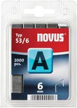 Novus nietjes A 53/6, doos met 2000 nietjes Novus nietjes A 53/6, doos met 2000 nietjes