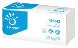 Papernet papieren handdoeken Special, V-vouw, 2-laags, 250 vellen, wit Papernet papieren handdoeken Special, V-vouw, 2-laags, 250 vellen, wit