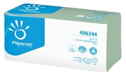 Papernet papieren handdoeken Special, V-vouw, 2-laags, 250 vellen, groen Papernet papieren handdoeken Special, V-vouw, 2-laags, 250 vellen, groen