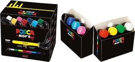 Posca MOP'R paintmarker PCM-22, doos van 8 stuks, assorti Posca MOP'R paintmarker PCM-22, doos van 8 stuks, assorti