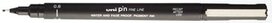 Uni Pin fineliner, 0,8 mm, ronde punt, zwart Uni Pin fineliner, 0,8 mm, ronde punt, zwart