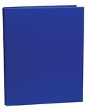 Ringmap voor ft A4, 2 ringen van 25 mm, uit PVC, blauw Ringmap voor ft A4, 2 ringen van 25 mm, uit PVC, blauw
