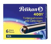 Pelikan inktpatronen 4001 blauw-zwart Pelikan inktpatronen 4001 blauw-zwart