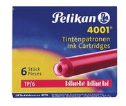 Pelikan inktpatronen 4001 rood Pelikan inktpatronen 4001 rood
