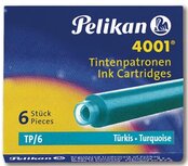 Pelikan inktpatronen 4001 turkoois Pelikan inktpatronen 4001 turkoois