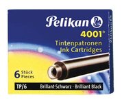 Pelikan inktpatronen 4001 zwart Pelikan inktpatronen 4001 zwart