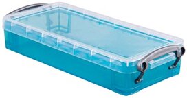 Really Useful Box 0,55 liter, transparant helblauw Really Useful Box 0,55 liter, transparant helblauw