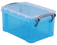 Really Useful Box 0,7 liter, transparant helblauw Really Useful Box 0,7 liter, transparant helblauw