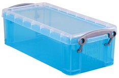Really Useful Box 0,9 liter, transparant helblauw Really Useful Box 0,9 liter, transparant helblauw