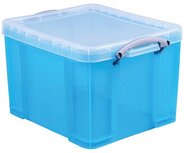 Really Useful Box opbergdoos 35 liter, transparant helblauw Really Useful Box opbergdoos 35 liter, transparant helblauw