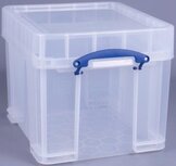Really Useful Box 35 liter XL, transparant, per stuk verpakt in karton Really Useful Box 35 liter XL, transparant, per stuk verpakt in karton