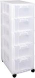 Really Useful Box ladenblok 5 x 12 l, transparant Really Useful Box ladenblok 5 x 12 l, transparant