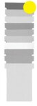 Nobo T-planbordkaarten index 2, ft 85 x 60 mm, geel Nobo T-planbordkaarten index 2, ft 85 x 60 mm, geel
