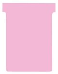 Nobo T-planbordkaarten index 3, ft 120 x 92 mm, roze Nobo T-planbordkaarten index 3, ft 120 x 92 mm, roze