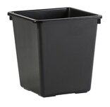 V-part vierkant tapse papierbak 27 l, zwart V-part vierkant tapse papierbak 27 l, zwart