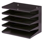 Sorteerrek 5-delig, zwart Sorteerrek 5-delig, zwart