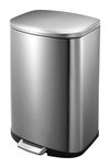Eko pedaalemmer Della 50 l, zilver Eko pedaalemmer Della 50 l, zilver