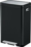 Eko X-CUBE pedaalemmer 45 l, mat RVS, zwart Eko X-CUBE pedaalemmer 45 l, mat RVS, zwart