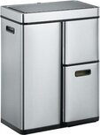 Eko Mirage Plus Sensor Recycler pedaalemmer 30 + 15 + 15 l, mat RVS Eko Mirage Plus Sensor Recycler pedaalemmer 30 + 15 + 15 l, mat RVS