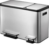Eko Ecocasa Recycler pedaalemmer 24 + 12 l, mat RVS Eko Ecocasa Recycler pedaalemmer 24 + 12 l, mat RVS