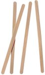 Roerstaafje uit hout, splintervrij, 140 mm, pak van 1000 stuks Roerstaafje uit hout, splintervrij, 140 mm, pak van 1000 stuks