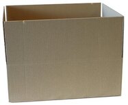 Verzenddoos, enkele golf, 3 mm, bruin, ft 430 x 310 x 150 mm Verzenddoos, enkele golf, 3 mm, bruin, ft 430 x 310 x 150 mm